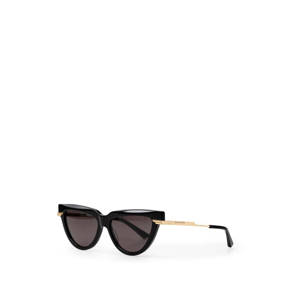 Bottega Veneta Black Acetate Sunglasses - Arichezz.store