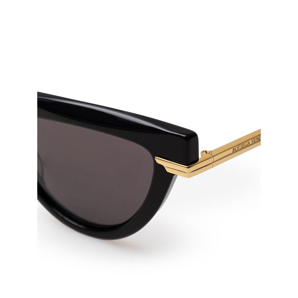 Bottega Veneta Black Acetate Sunglasses - Arichezz.store