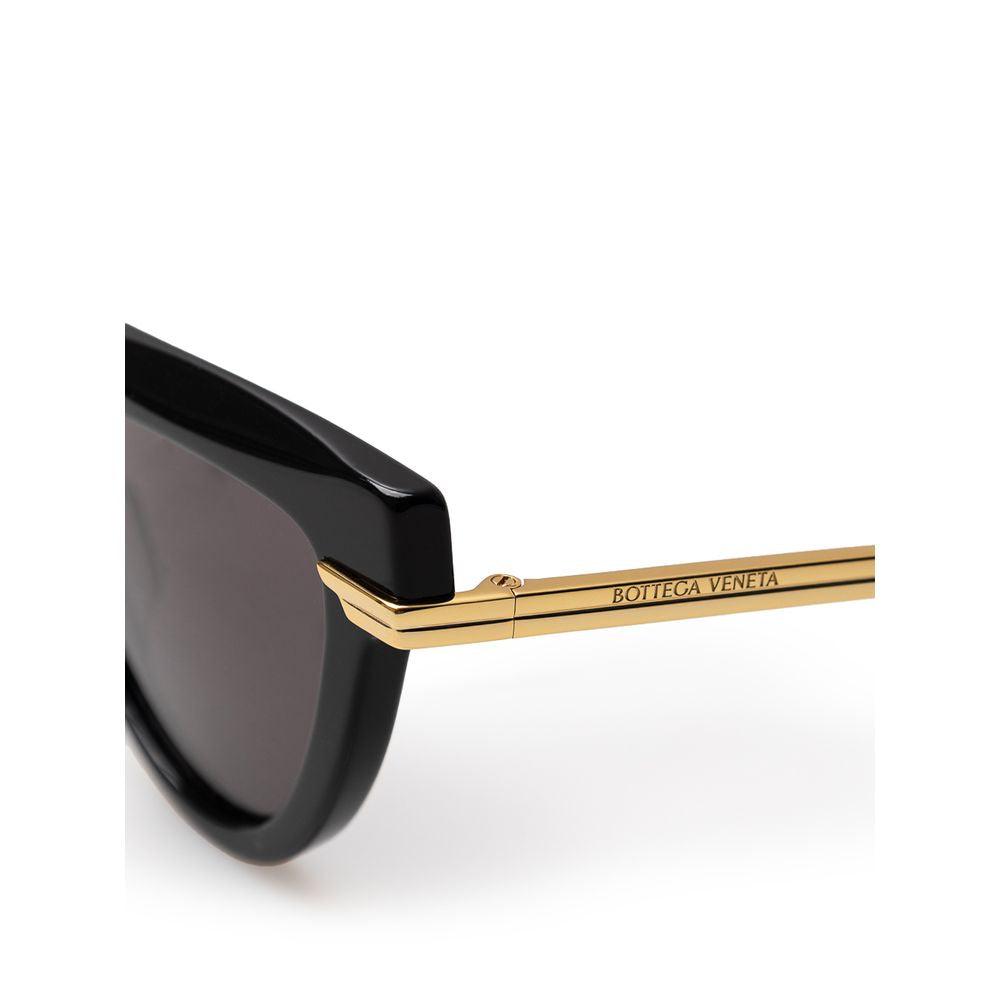 Bottega Veneta Black Acetate Sunglasses - Arichezz.store