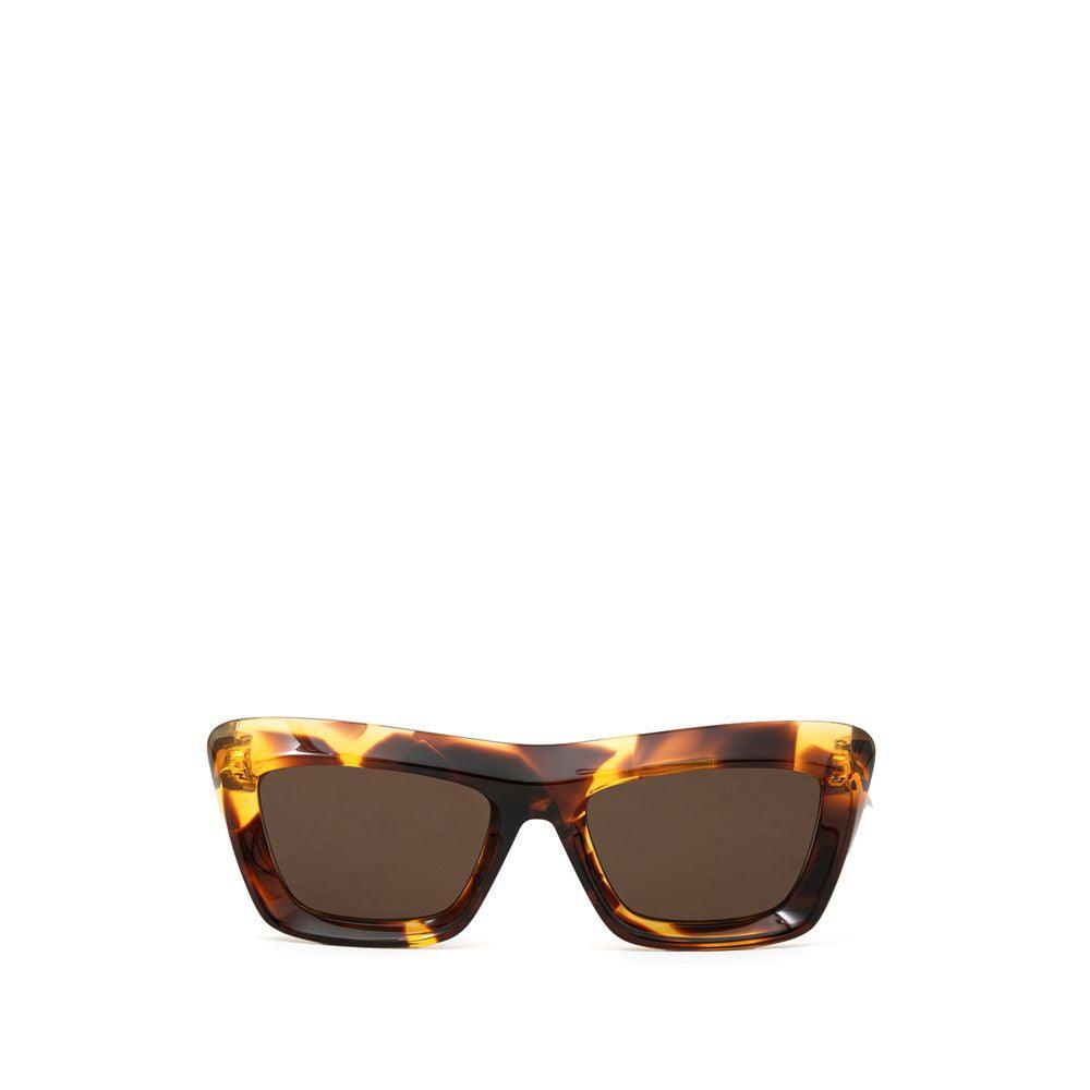 Bottega Veneta Brown Acetate Sunglasses - Arichezz.store