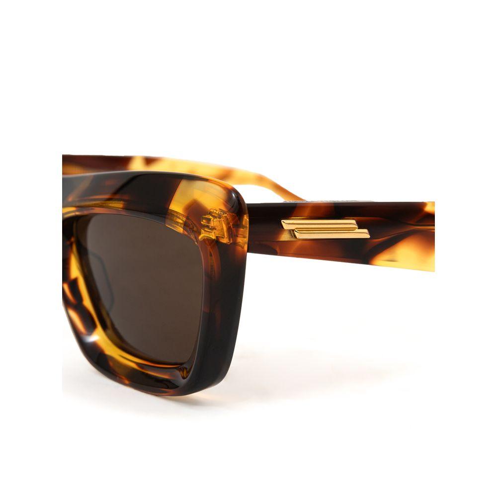 Bottega Veneta Brown Acetate Sunglasses - Arichezz.store