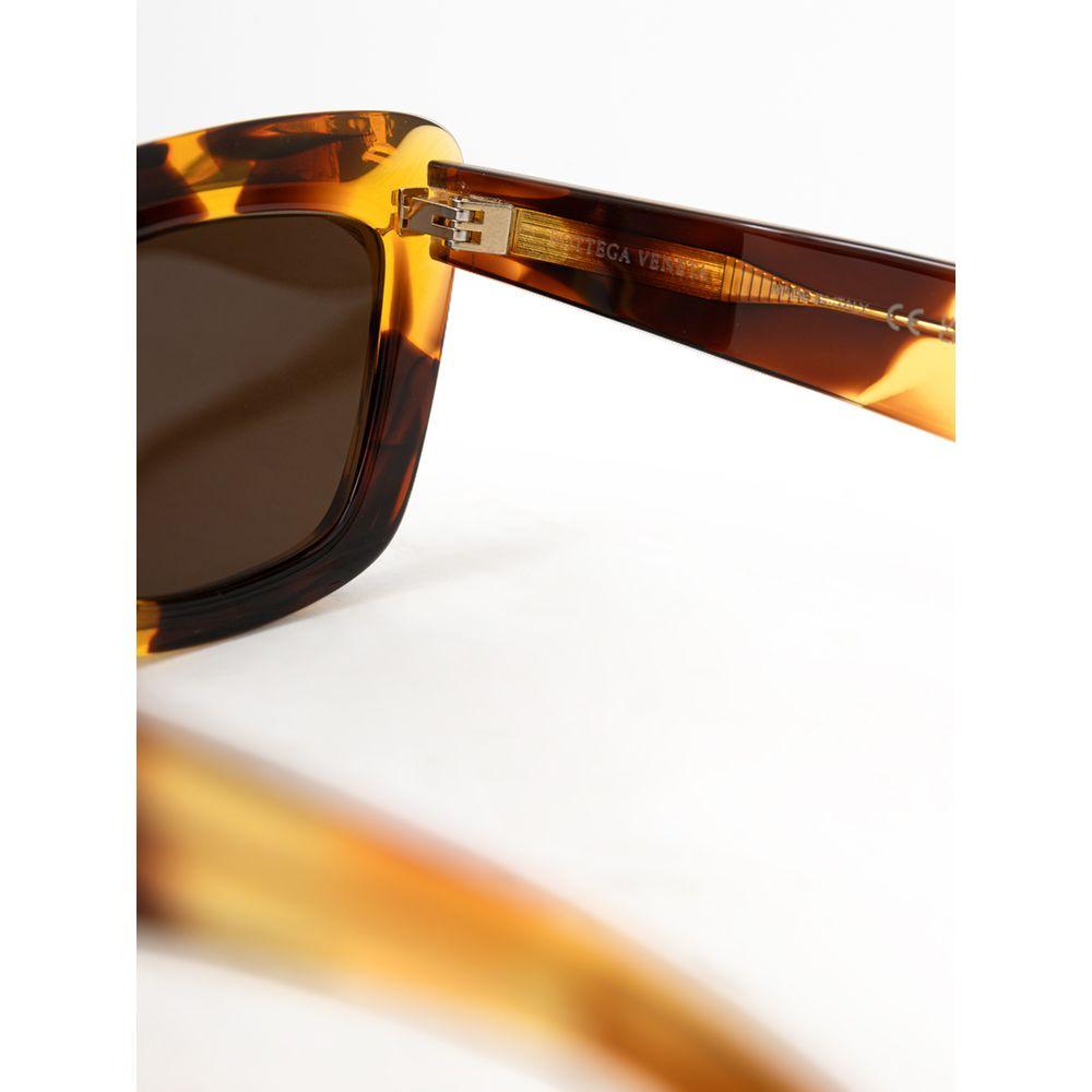 Bottega Veneta Brown Acetate Sunglasses - Arichezz.store