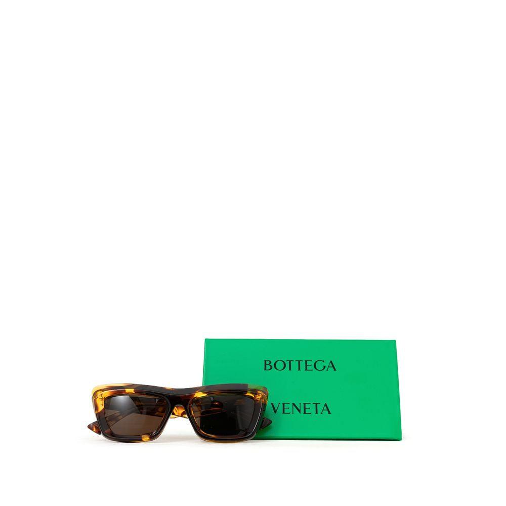 Bottega Veneta Brown Acetate Sunglasses - Arichezz.store