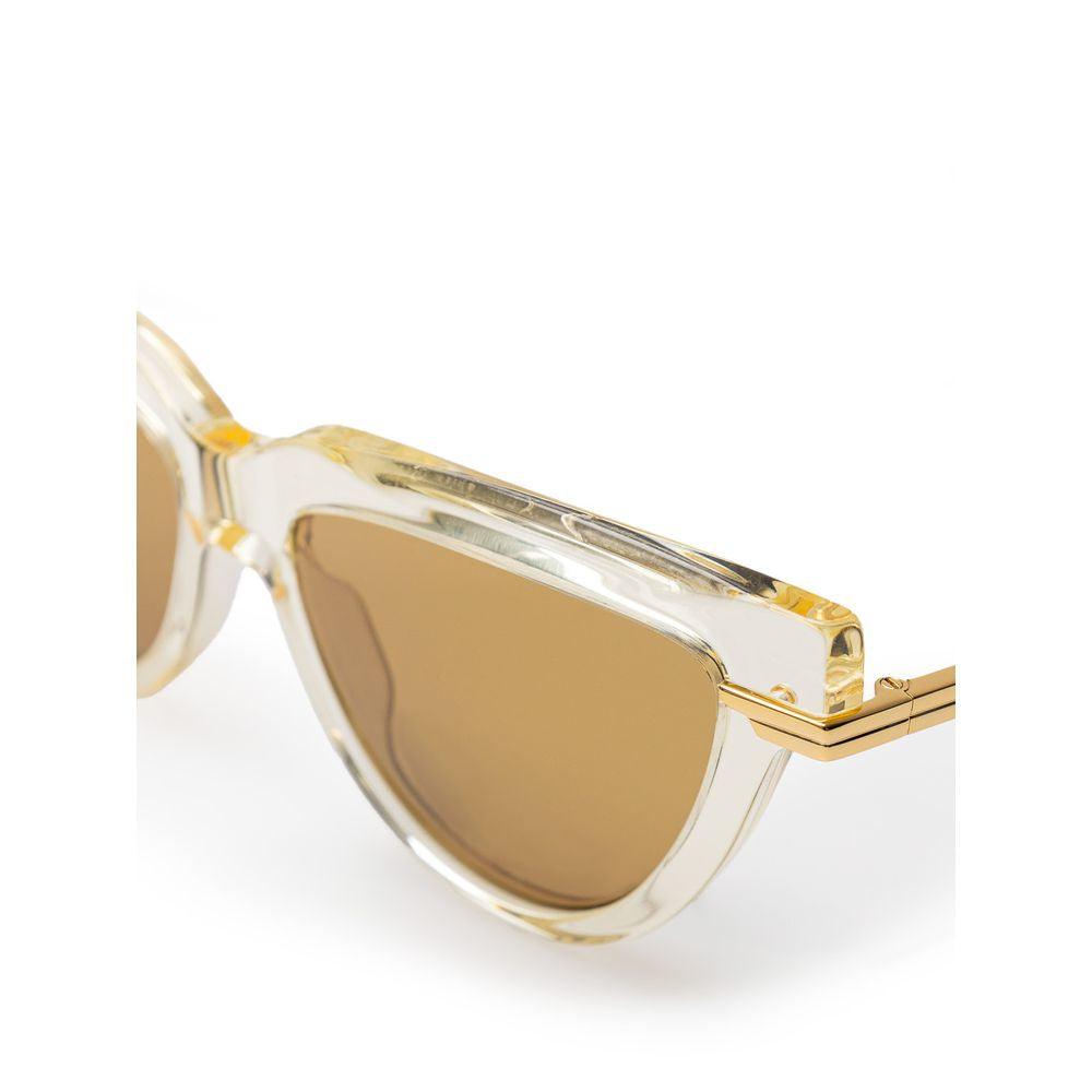 Bottega Veneta Beige Acetate Sunglasses - Arichezz.store