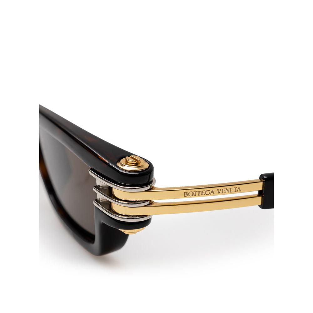 Bottega Veneta Brown Acetate Sunglasses - Arichezz.store