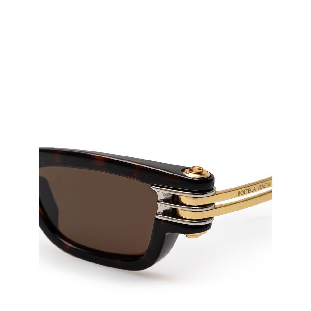 Bottega Veneta Brown Acetate Sunglasses - Arichezz.store