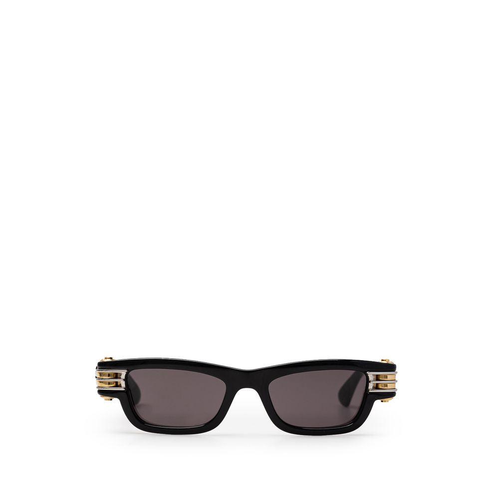 Bottega Veneta Black Acetate Sunglasses - Arichezz.store