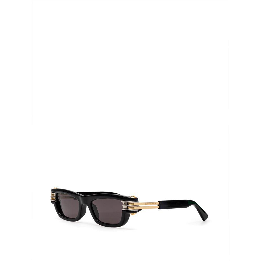 Bottega Veneta Black Acetate Sunglasses - Arichezz.store