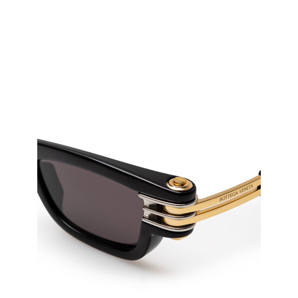 Bottega Veneta Black Acetate Sunglasses - Arichezz.store