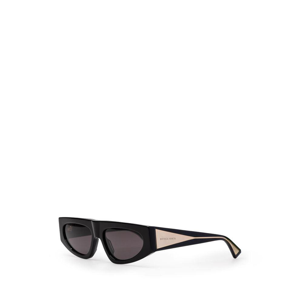 Bottega Veneta Black Acetate Sunglasses - Arichezz.store