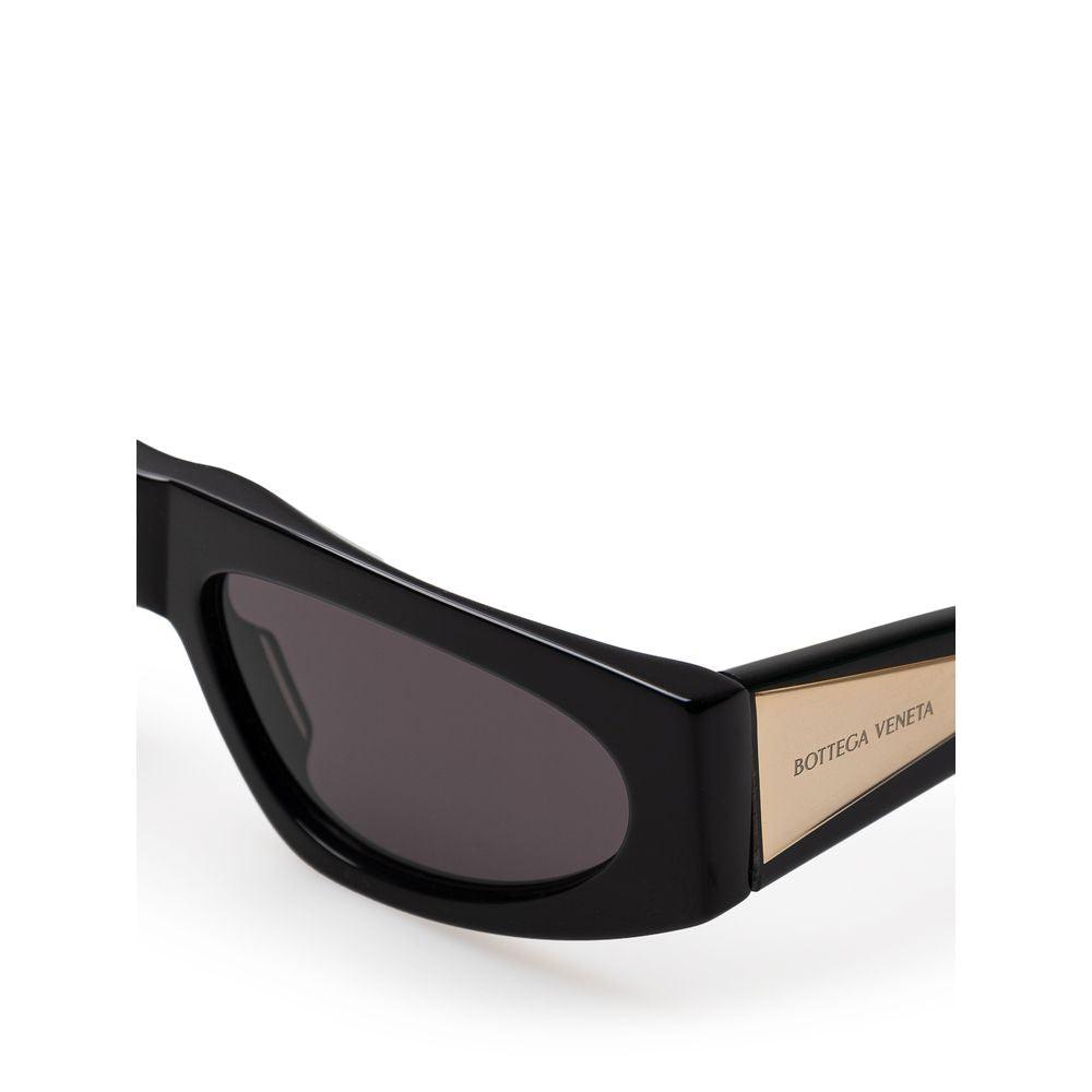 Bottega Veneta Black Acetate Sunglasses - Arichezz.store