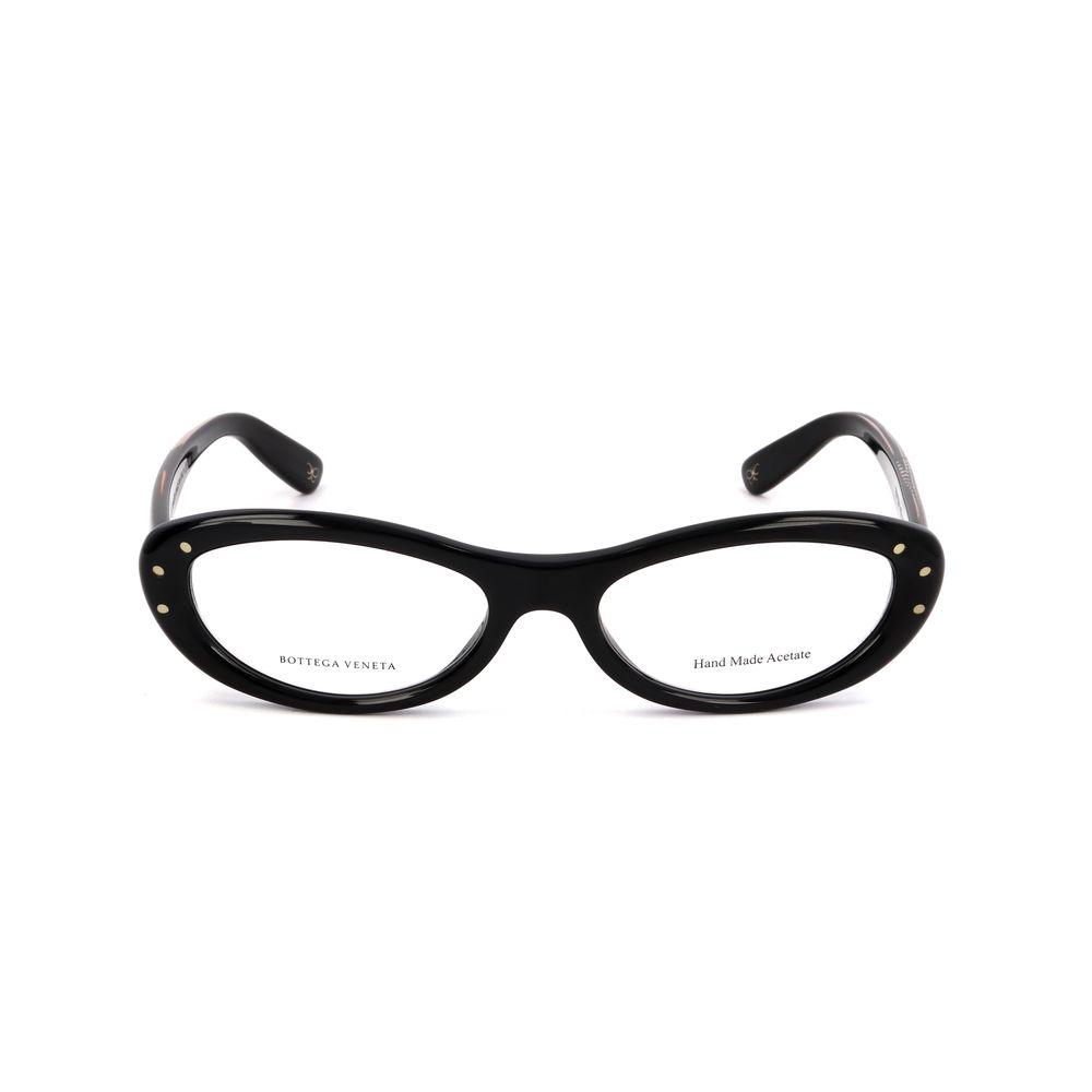 Bottega Veneta Black Acetate Frames - Arichezz.store