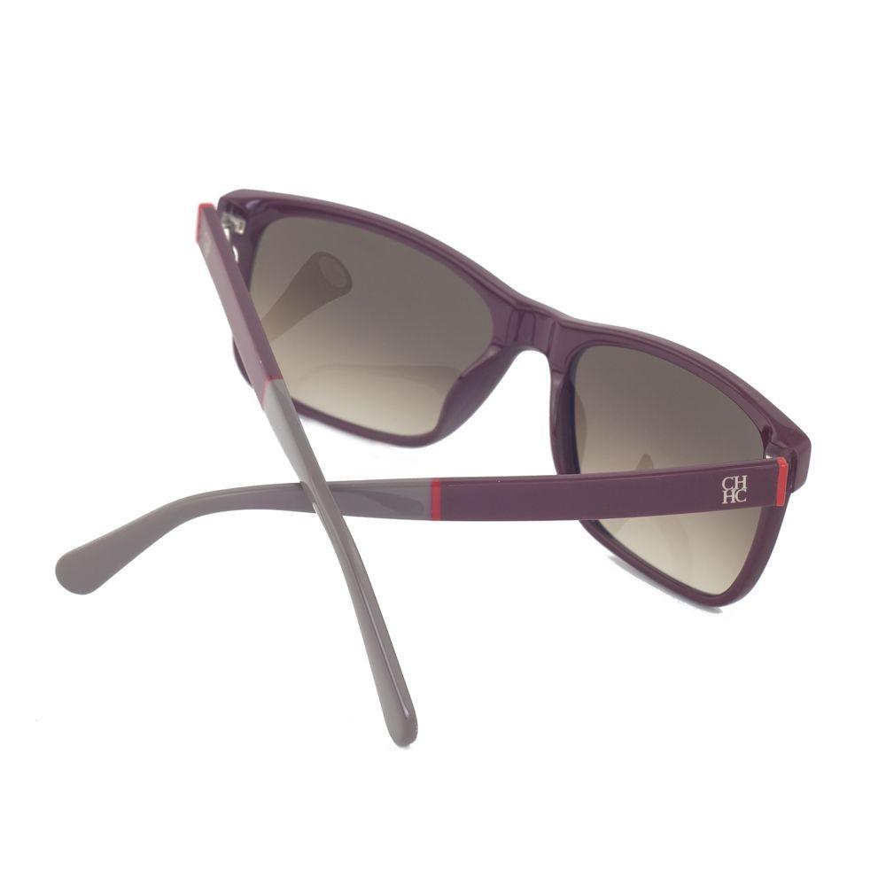 Carolina Herrera Purple Acetate Sunglasses - Arichezz.store