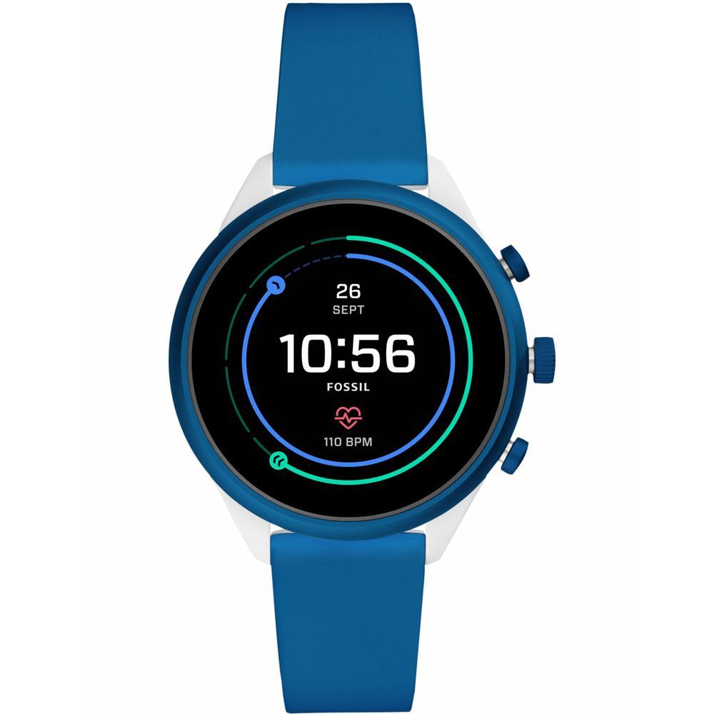 Fossil Blue Silicone Digital Watch