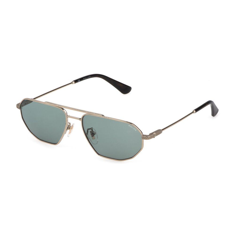 Police Gray Metal Sunglasses - Arichezz.store