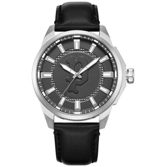 Police Black Leather Watch - Arichezz.store