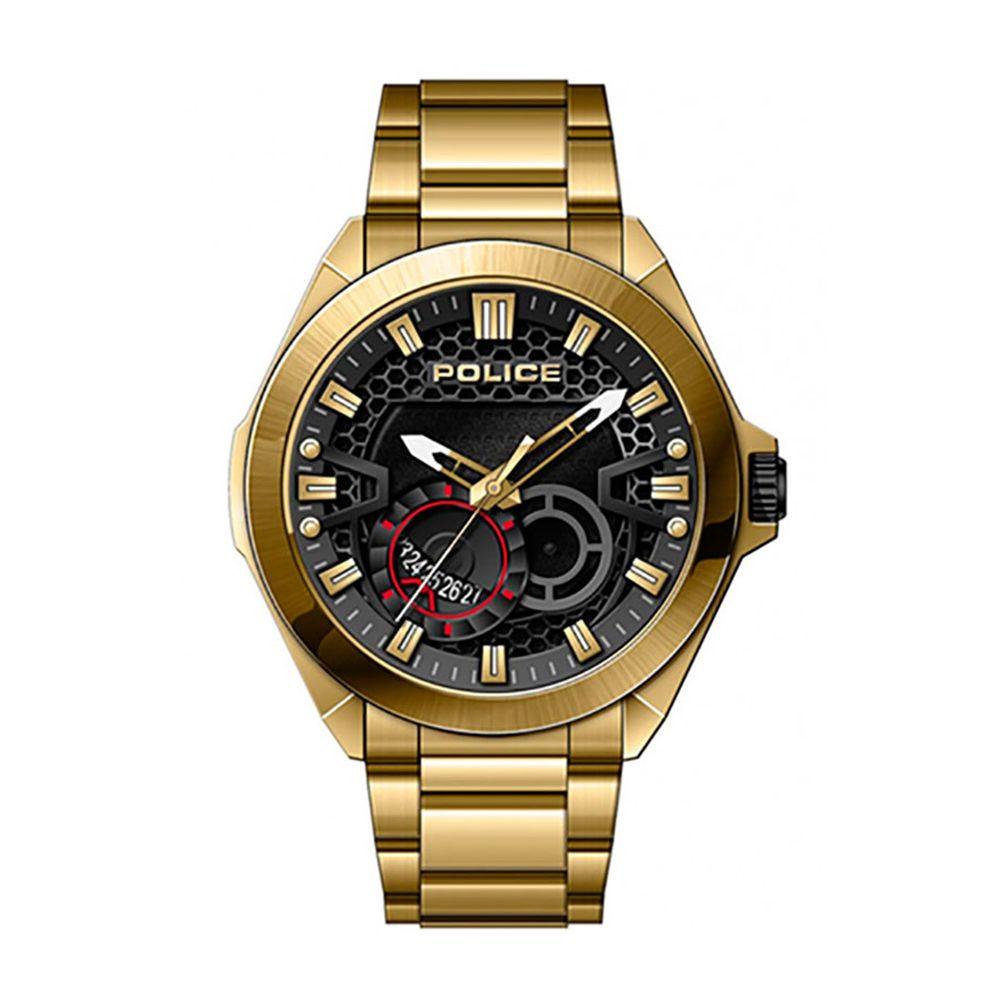 Police Gold Stainless Steel Watch - Arichezz.store