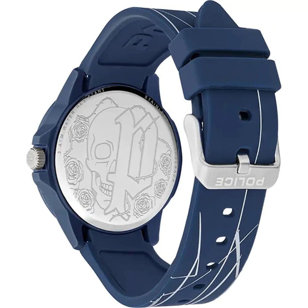 Police Blue Silicone Watch - Arichezz.store