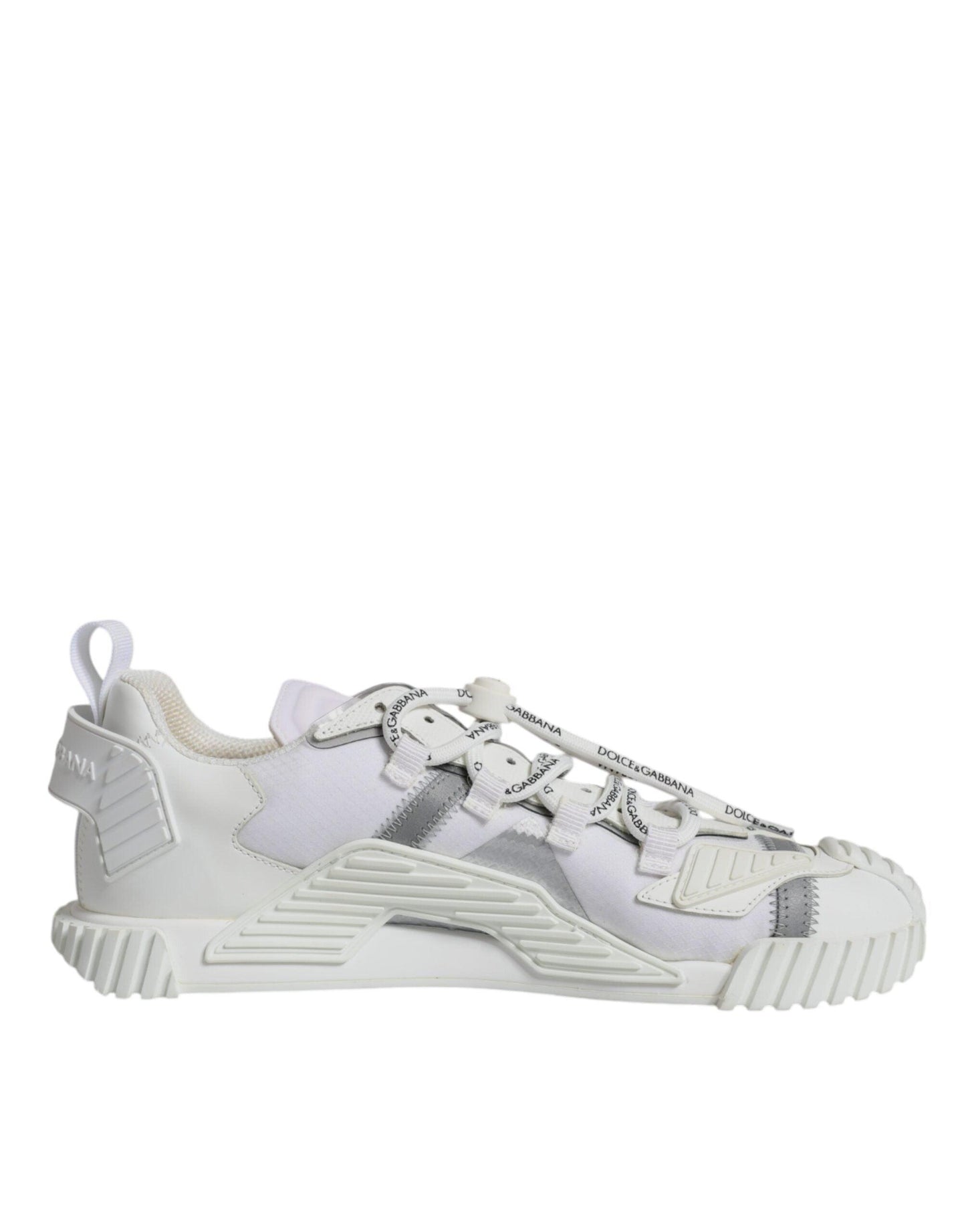 Dolce & Gabbana White Lace Up Low Top NS1 Sneakers Shoes - Arichezz.store