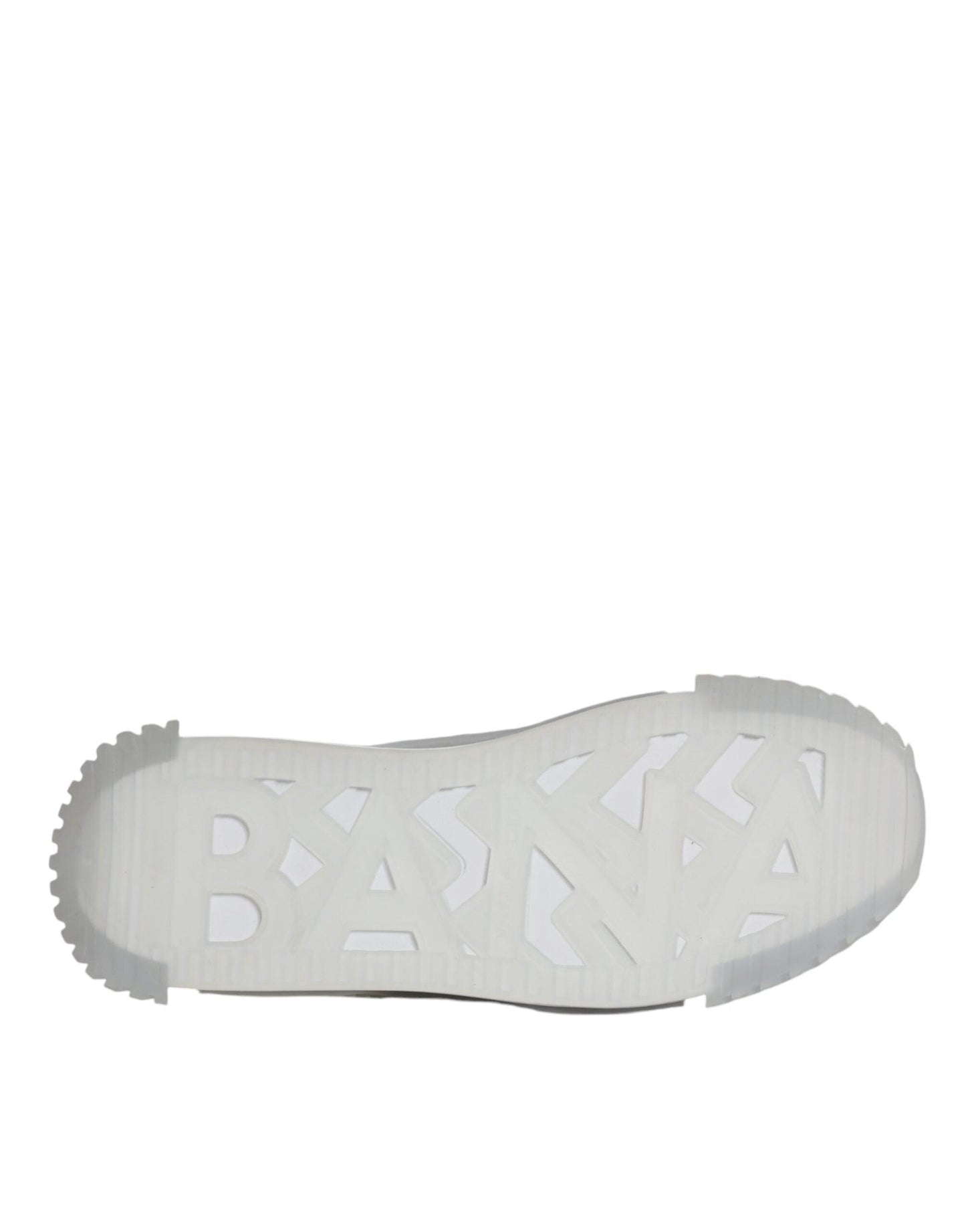 Dolce & Gabbana White Silver Low Top NS1 Sneakers Shoes - Arichezz.store