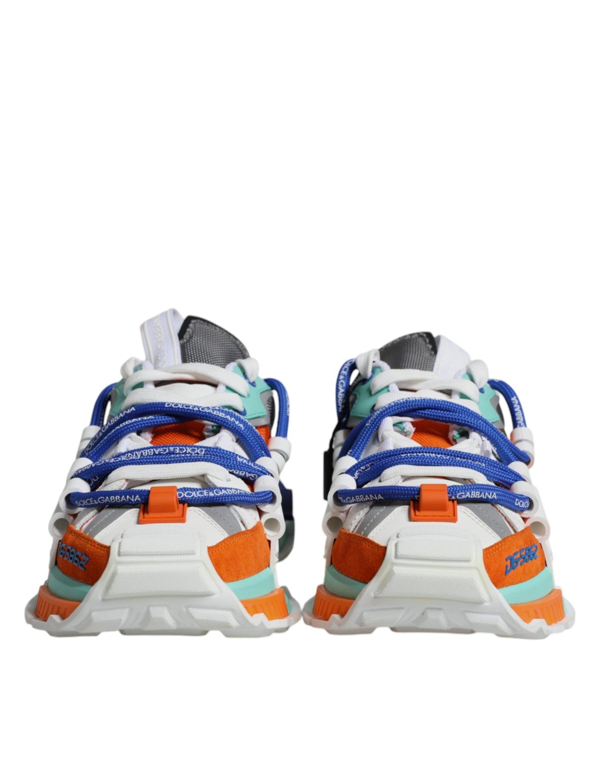 Dolce & Gabbana Multicolor Panelled Space Men Sneakers Shoes - Arichezz.store