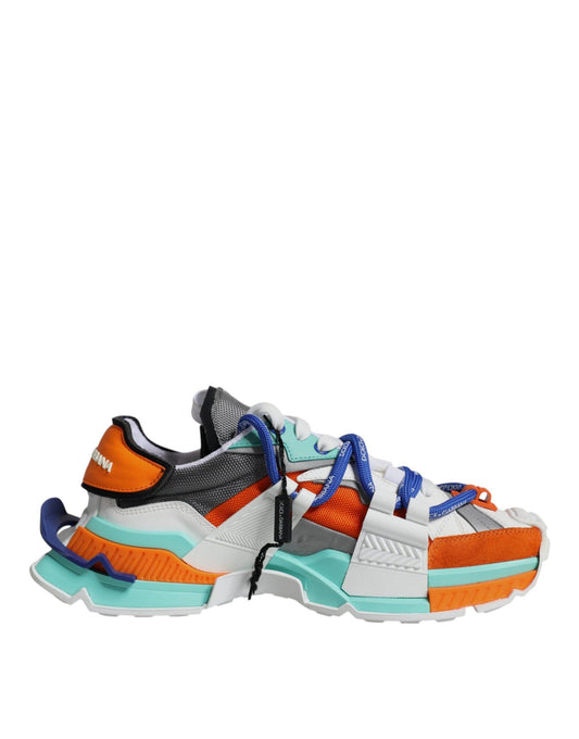 Dolce & Gabbana Multicolor Panelled Space Men Sneakers Shoes - Arichezz.store