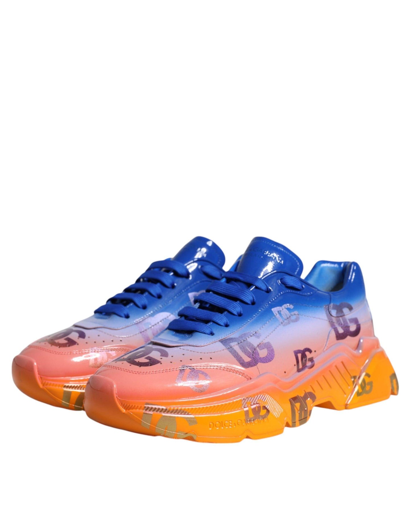 Dolce & Gabbana Multicolor Daymaster Low Top Sneakers Shoes - Arichezz.store