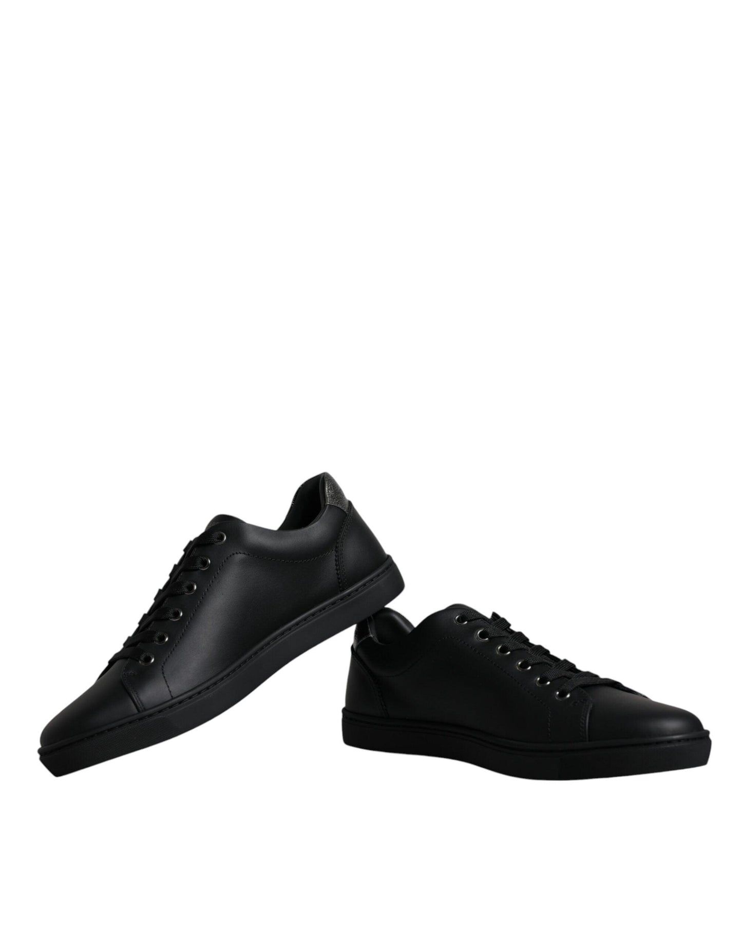 Dolce & Gabbana Black London Sacred Heart Men Sneakers Shoes - Arichezz.store