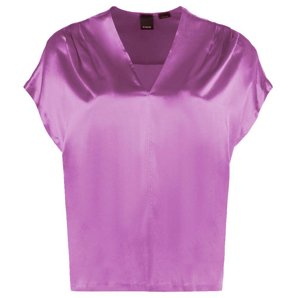 PINKO Purple Silk Sweater - Arichezz.store