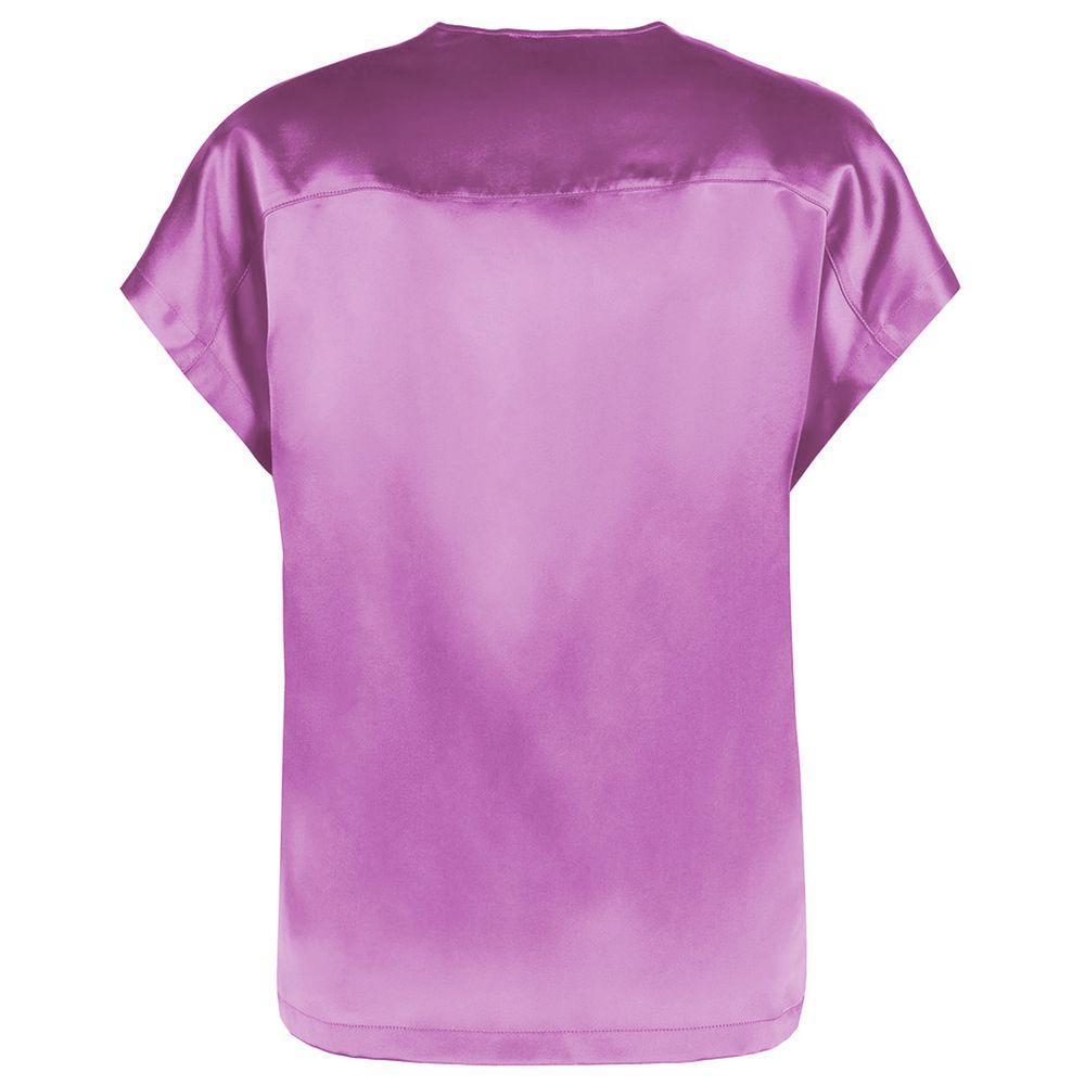 PINKO Purple Silk Sweater - Arichezz.store