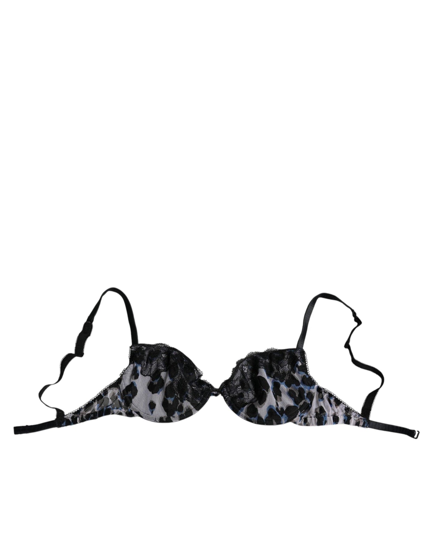 Roberto Cavalli White Leopard Push Up Reggiseno Bra Underwear - Arichezz.store