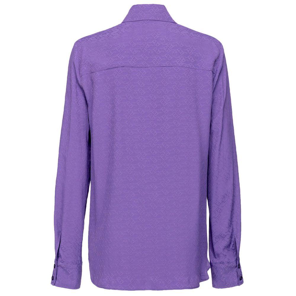 PINKO Purple Acetate Shirt - Arichezz.store