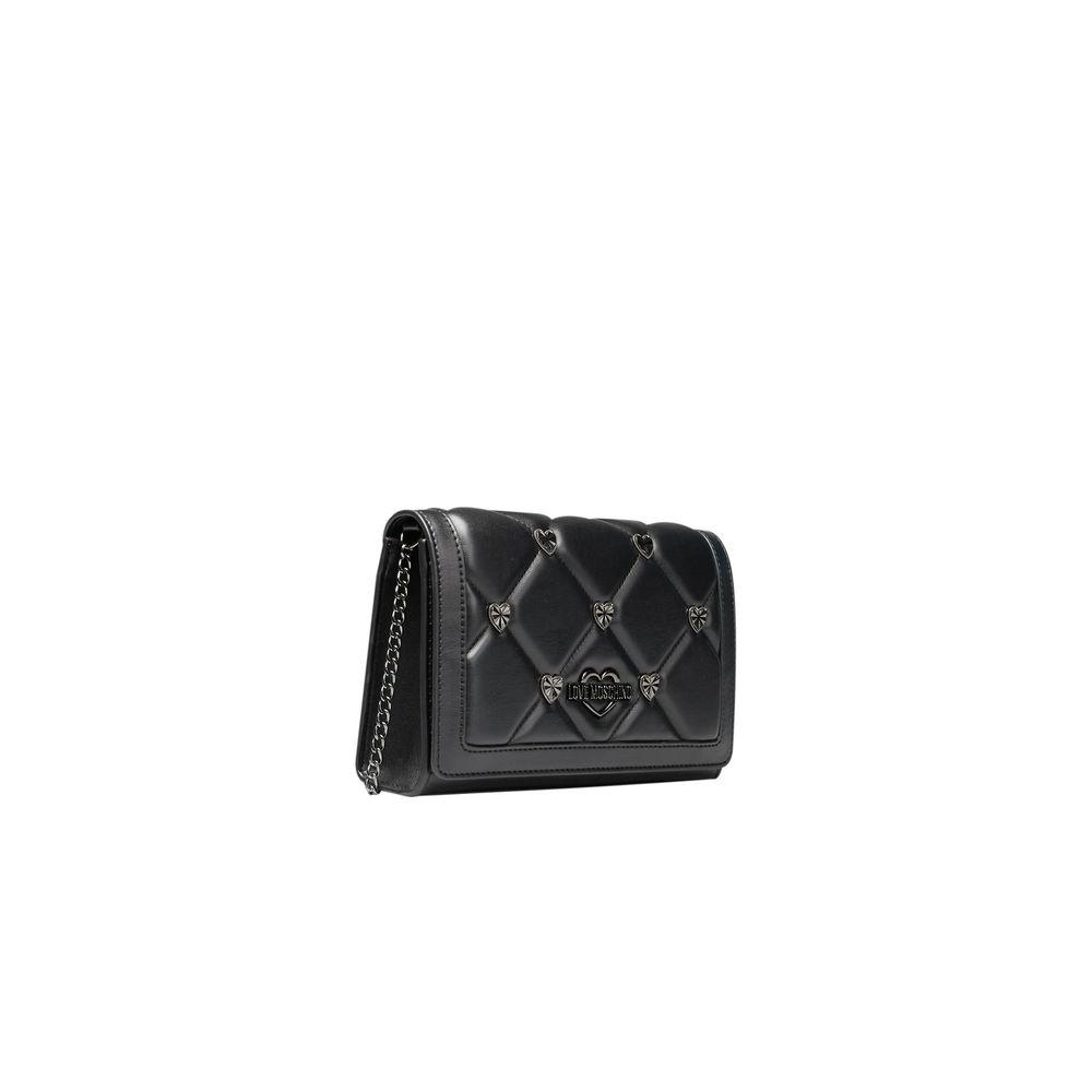 Love Moschino Black Polyethylene Women Crossbody Bag - Arichezz.store