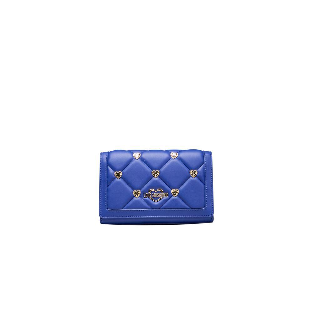 Love Moschino Blue Polyethylene Women Crossbody Bag - Arichezz.store