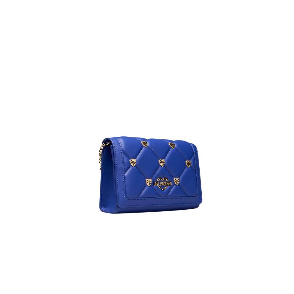 Love Moschino Blue Polyethylene Women Crossbody Bag - Arichezz.store