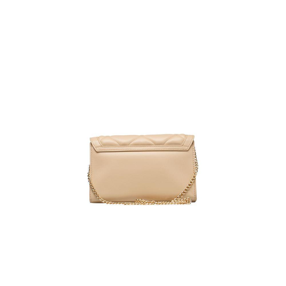 Love Moschino Beige Polyethylene Women Crossbody Bag - Arichezz.store