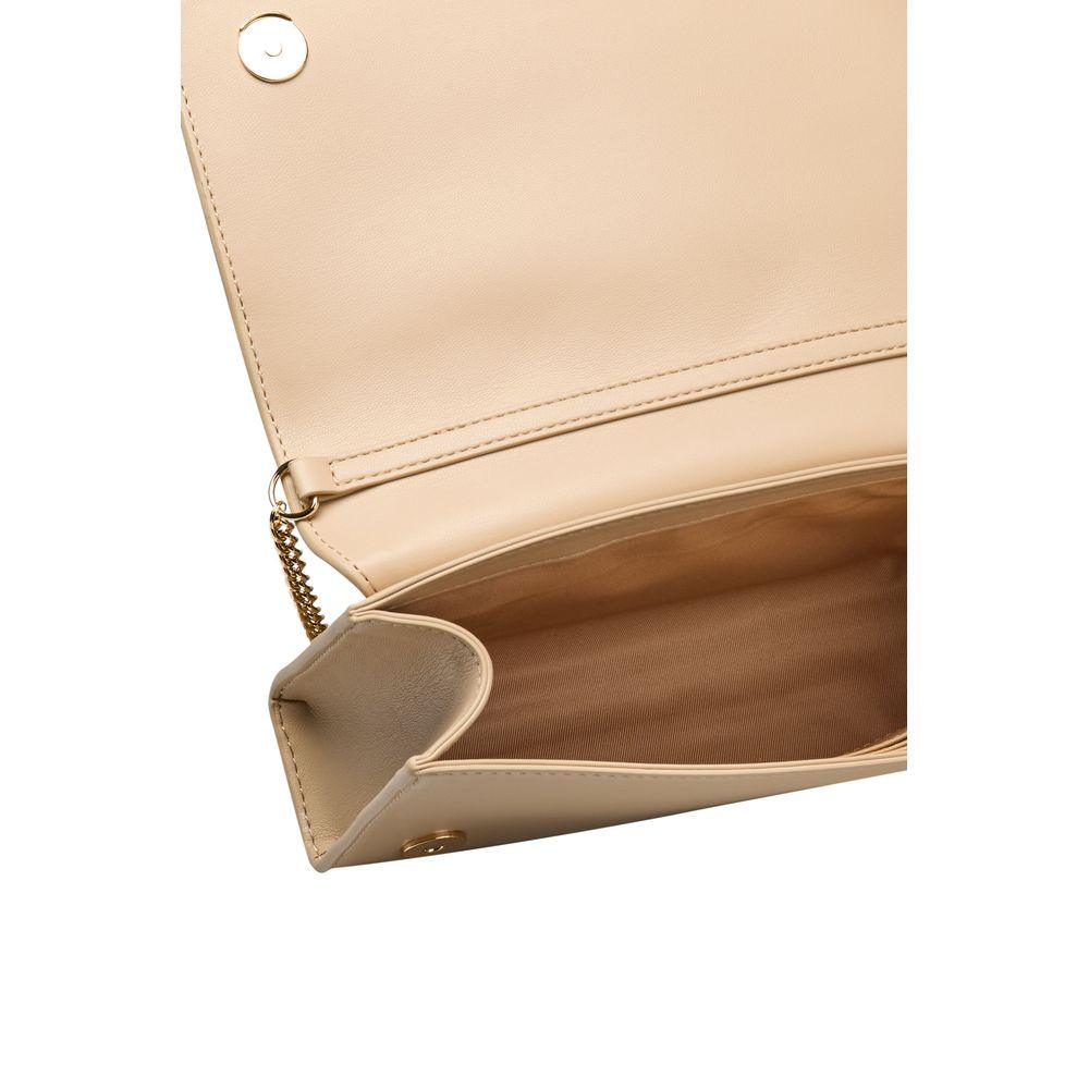 Love Moschino Beige Polyethylene Women Crossbody Bag - Arichezz.store