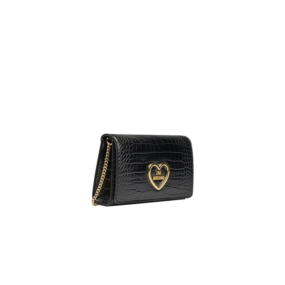 Love Moschino Black Polyethylene Women Crossbody Bag - Arichezz.store