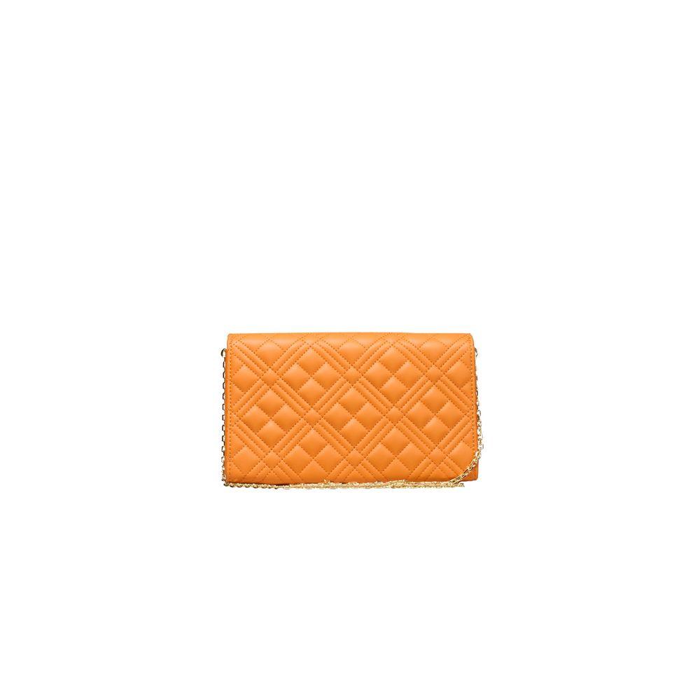 Love Moschino Orange Polyethylene Women Crossbody Bag - Arichezz.store