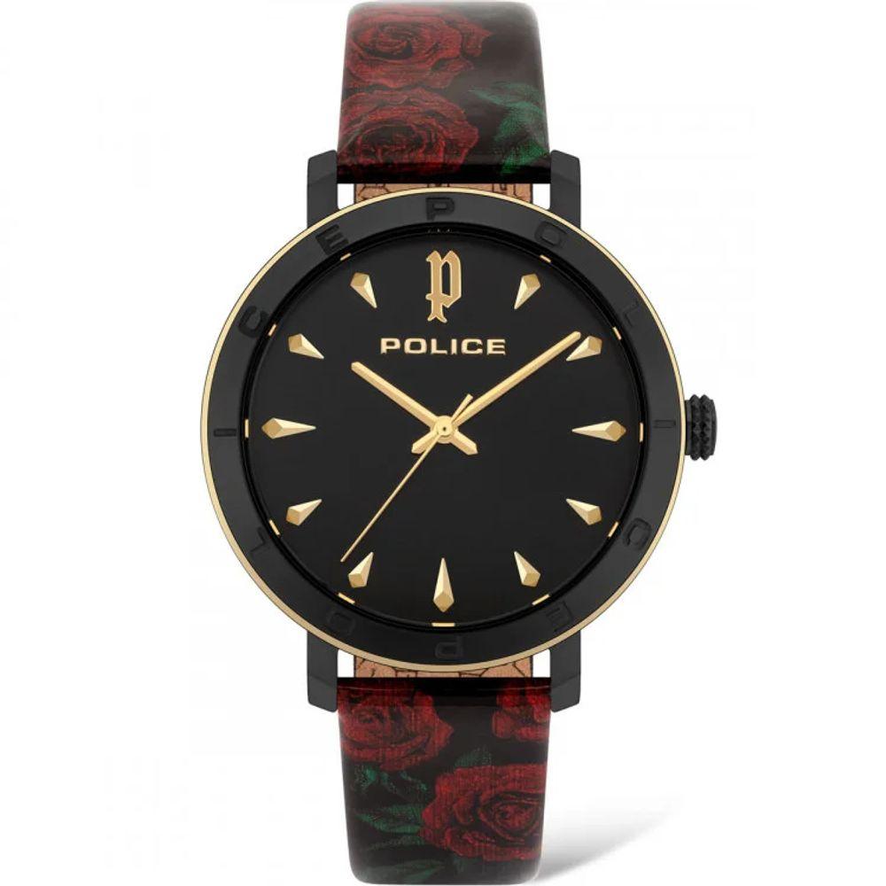 Police Red Stainless Steel Watch - Arichezz.store