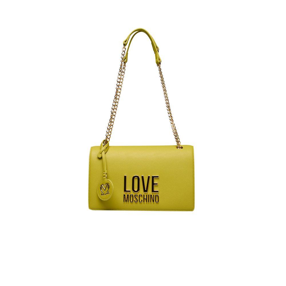 Love Moschino Yellow Polyethylene Women Crossbody Bag - Arichezz.store