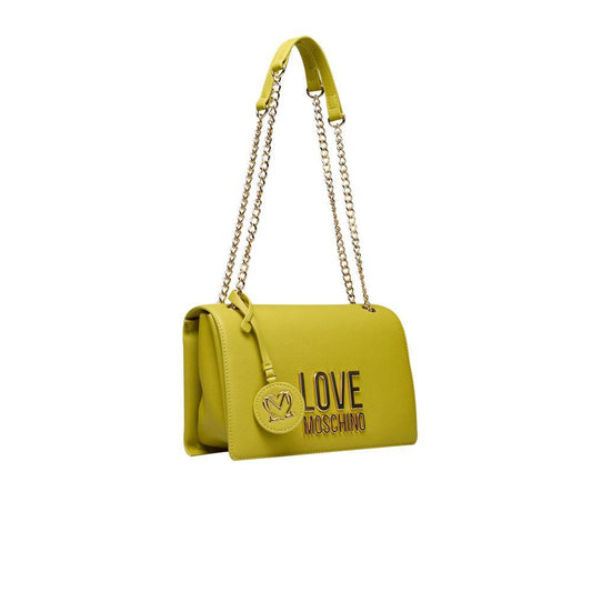 Love Moschino Yellow Polyethylene Women Crossbody Bag - Arichezz.store