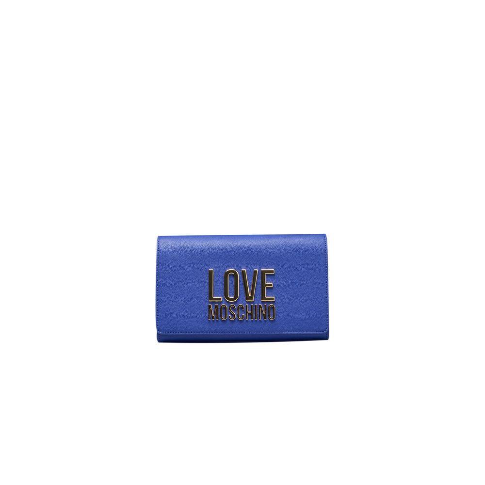 Love Moschino Blue Polyethylene Women Crossbody Bag - Arichezz.store