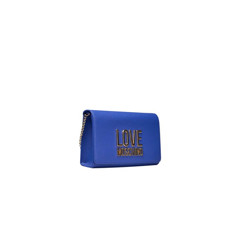 Love Moschino Blue Polyethylene Women Crossbody Bag - Arichezz.store