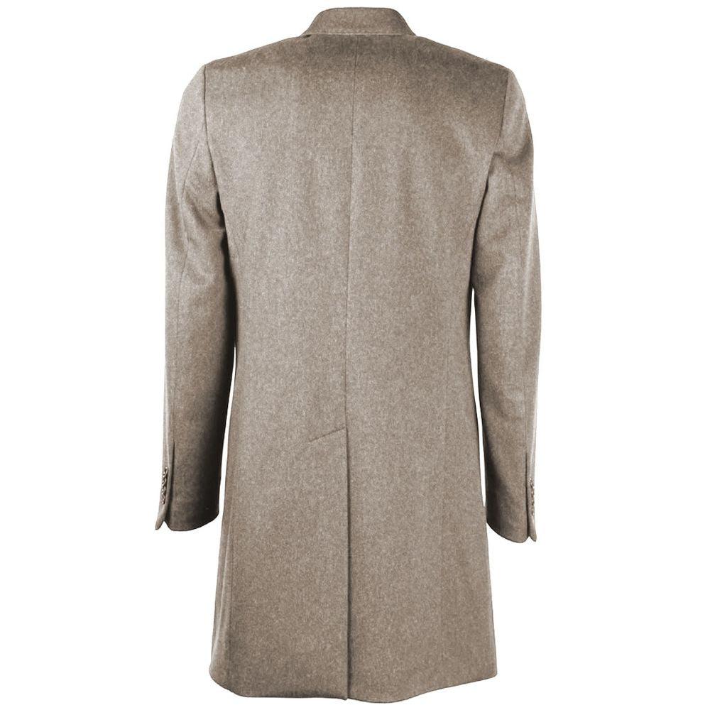 Made in Italy Beige Wool Men Jacket - Arichezz.store