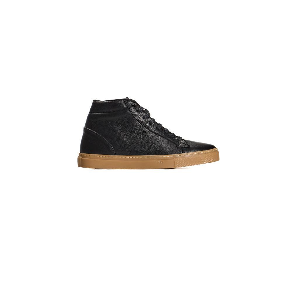 Roberto Pepe Luxury Black Calfskin Men Sneaker - Arichezz.store