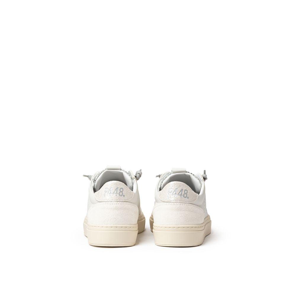 P448 White Leather Sneaker - Arichezz.store