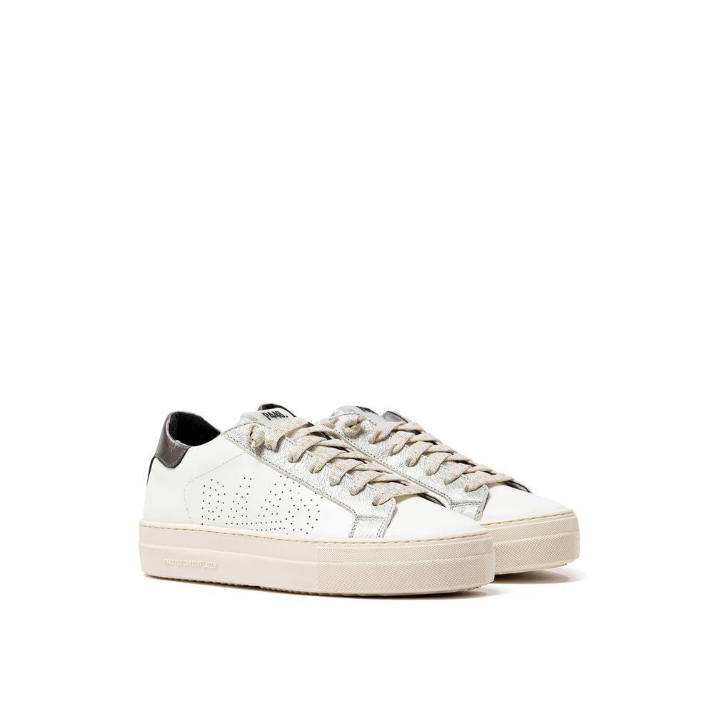 P448 F23THEA-W White Leather Sneakers - Arichezz.store