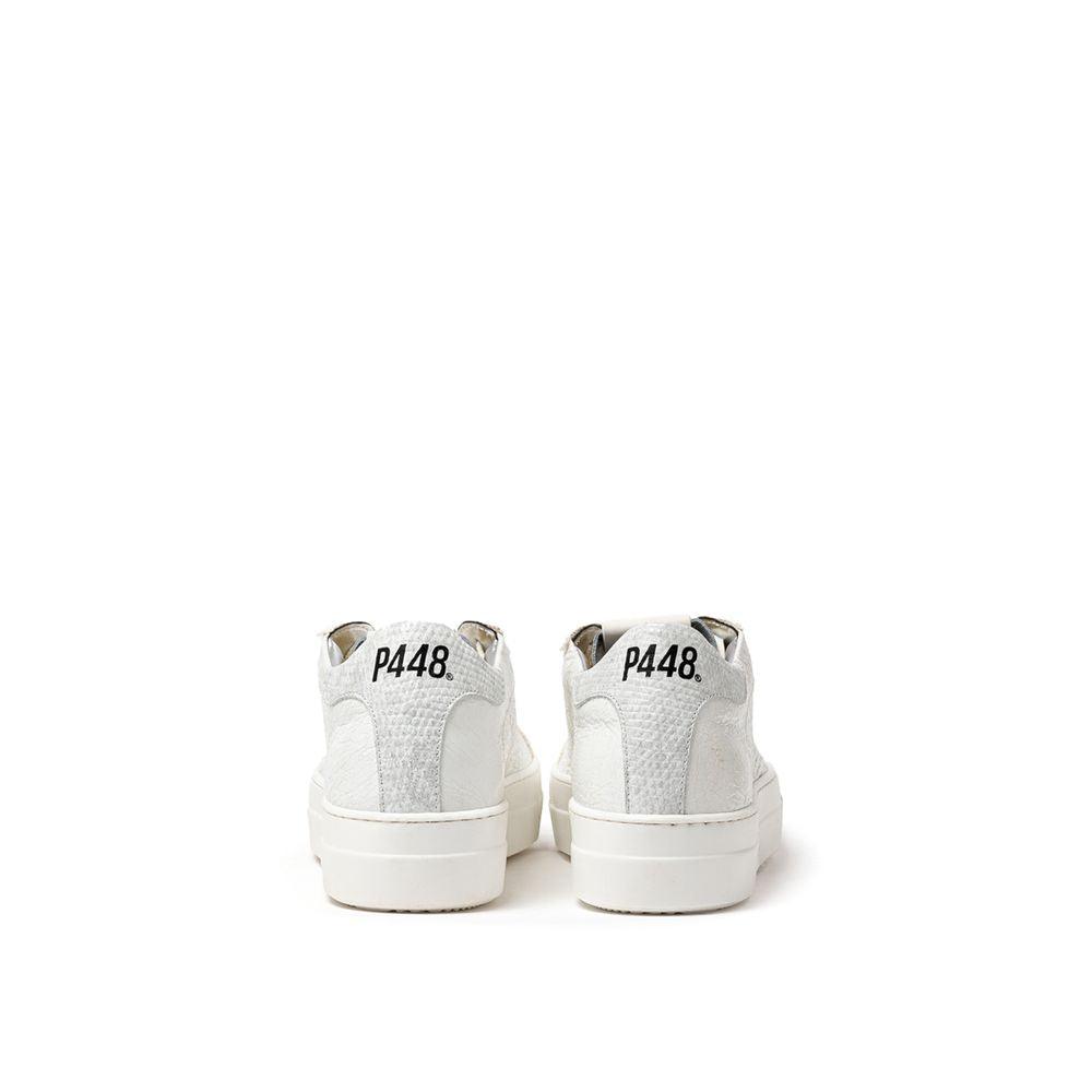 P448 White Leather Sneaker - Arichezz.store