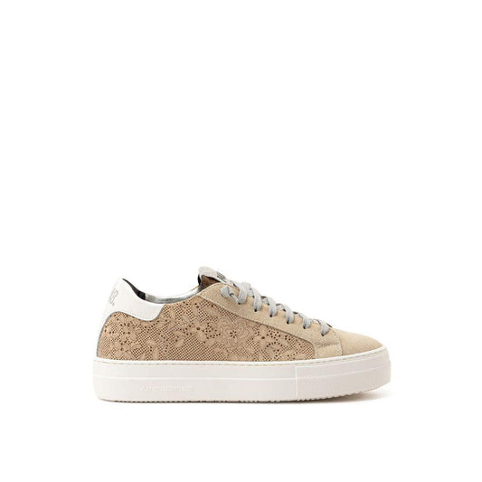 P448 Beige Leather Sneaker - Arichezz.store